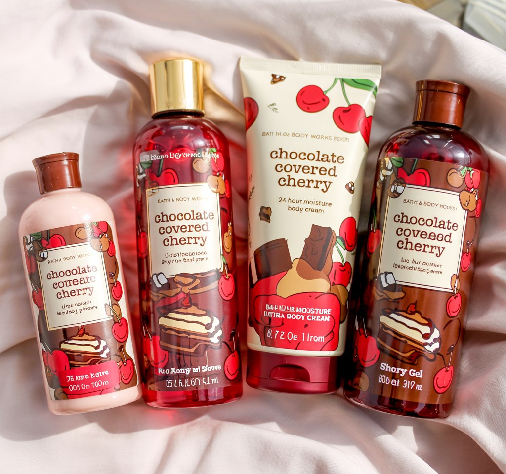 Chocolate Covered Cherry Body Care Set Skincare Routine Ideas