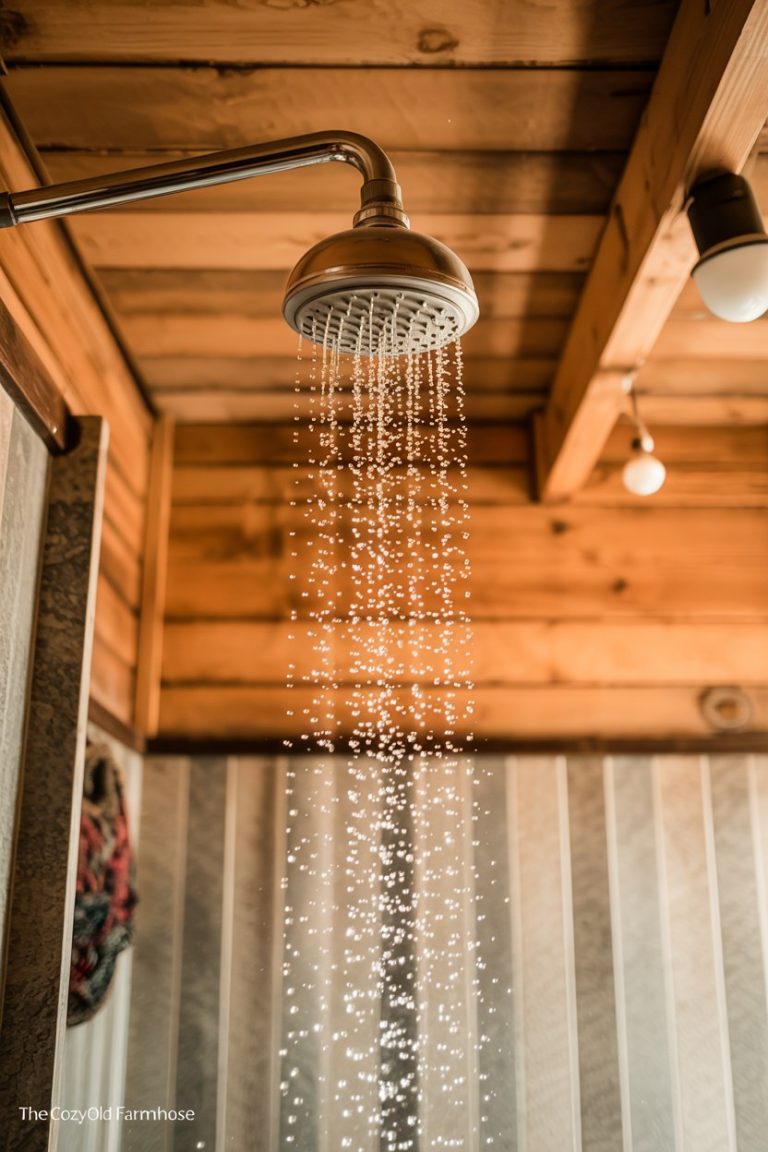 Rustic Farmhouse Bathroom Shower Head Ideas for Cozy Home Decor