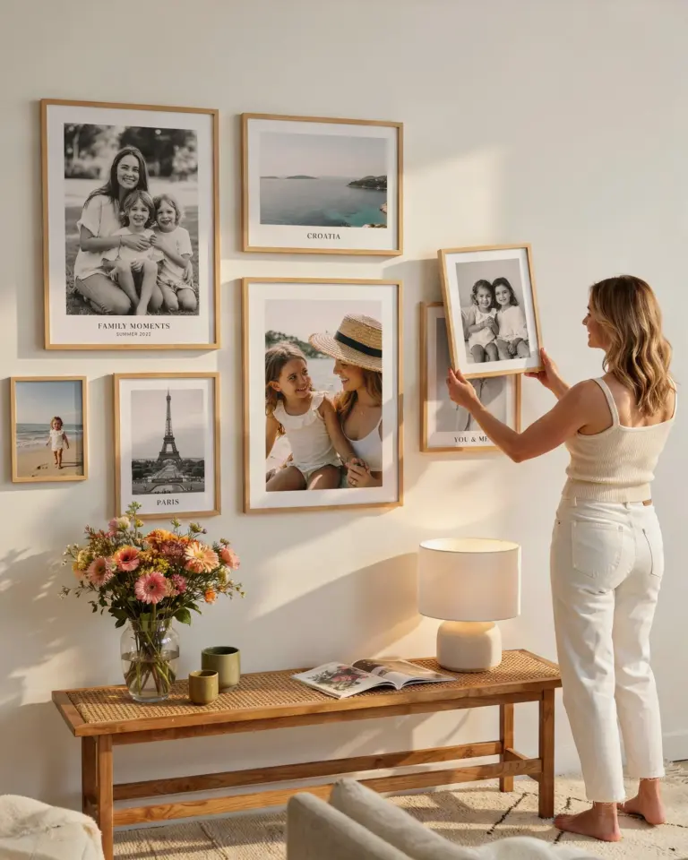 Gallery Wall Layout Ideas | Symmetrical vs Asymmetrical | Framed Art Arrangement Guide