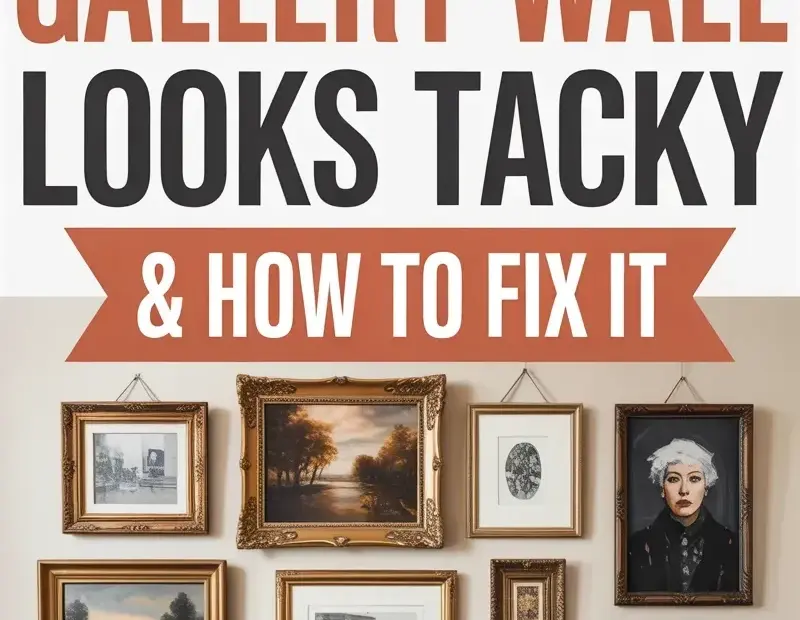 Gallery Wall Mistakes: Why Yours Looks Tacky & How to Fix It