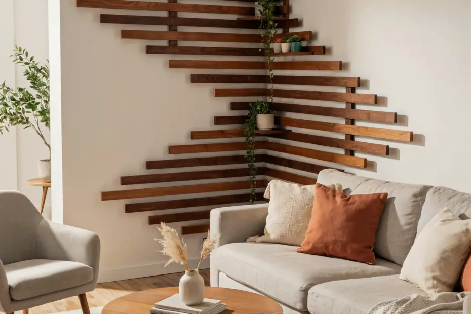 Custom Accent Wall Plans with Blueprints | DIY Wood Wall Decor | Modern Gallery Wall Design