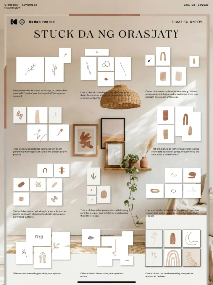 Gallery Wall Ideas | Mix Frames & Sizes | Wall Art Decor Inspiration