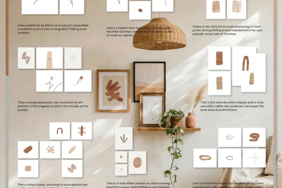 Gallery Wall Ideas | Mix Frames & Sizes | Wall Art Decor Inspiration