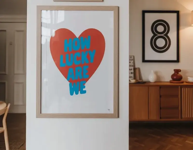Wall Art Arrangement Mistake: Don't Hang Every Frame at the Same Height | Gallery Wall Inspo